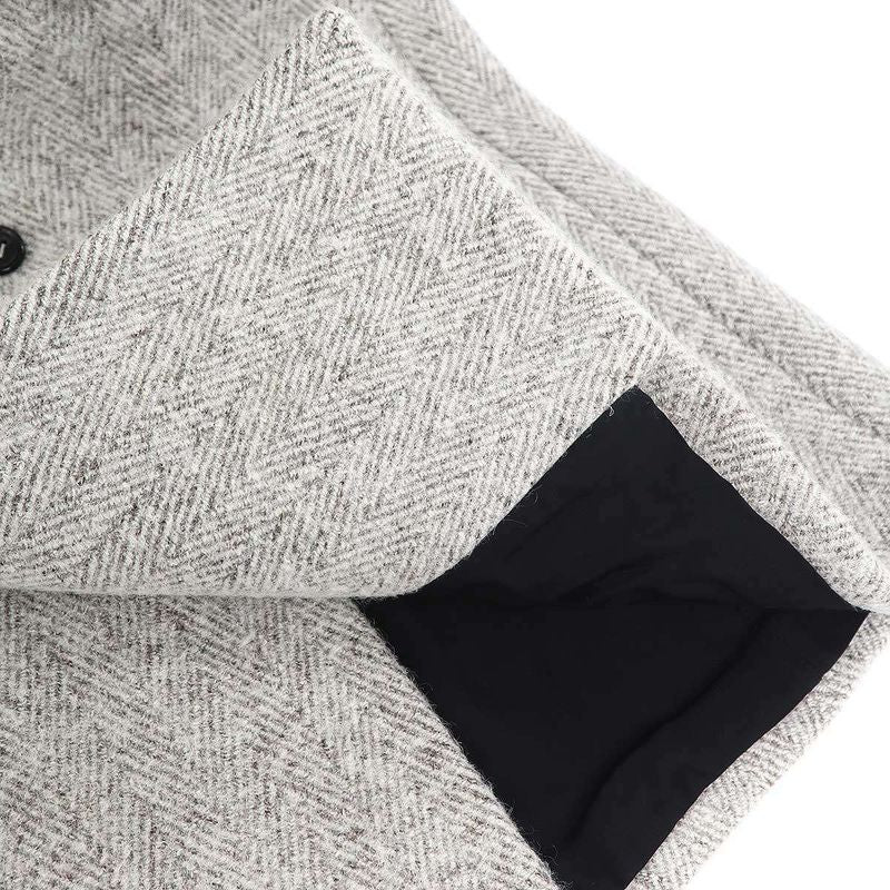 Bottega Veneta Double Breasted Long Coat Gray 40
