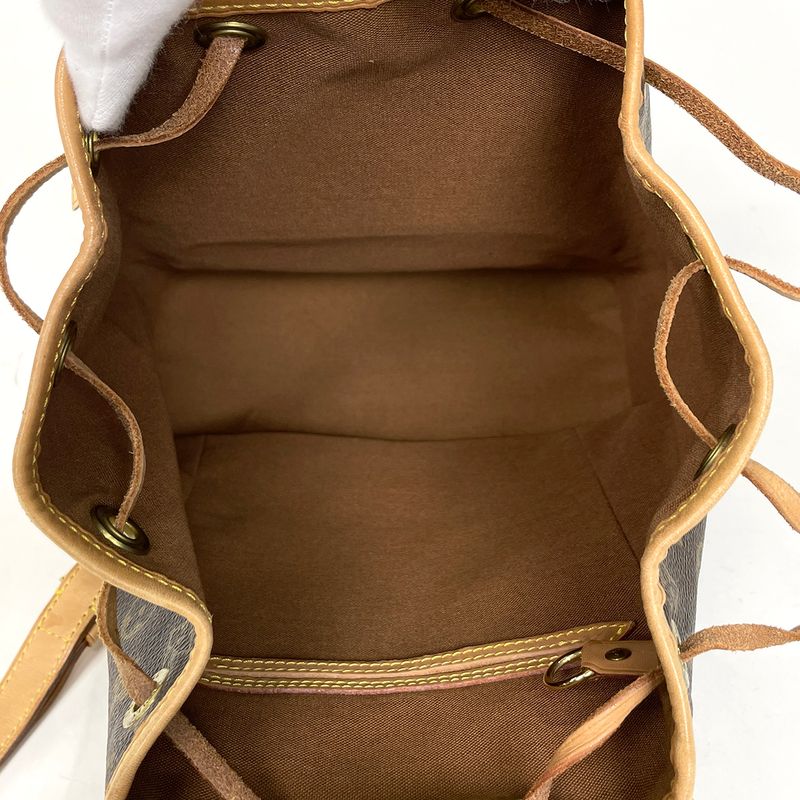 Louis Vuitton Montsouris MM Backpack Monogram Brown