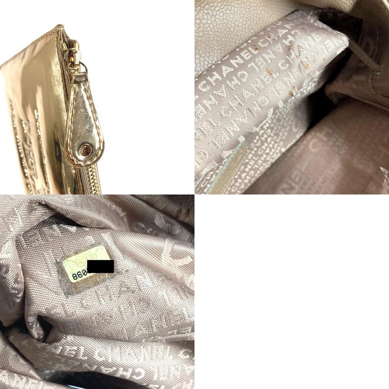Louis Vuitton Handbag Pochette Plat Leather Gold
