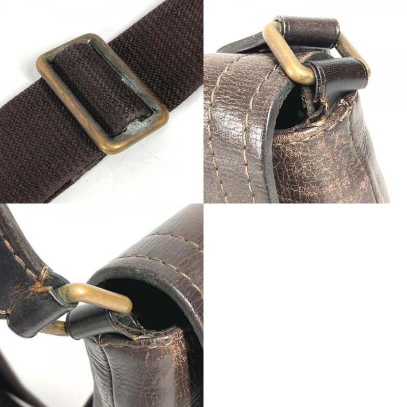 Louis Vuitton Shoulder Bag Yuma Utah Leather Cafe Brown