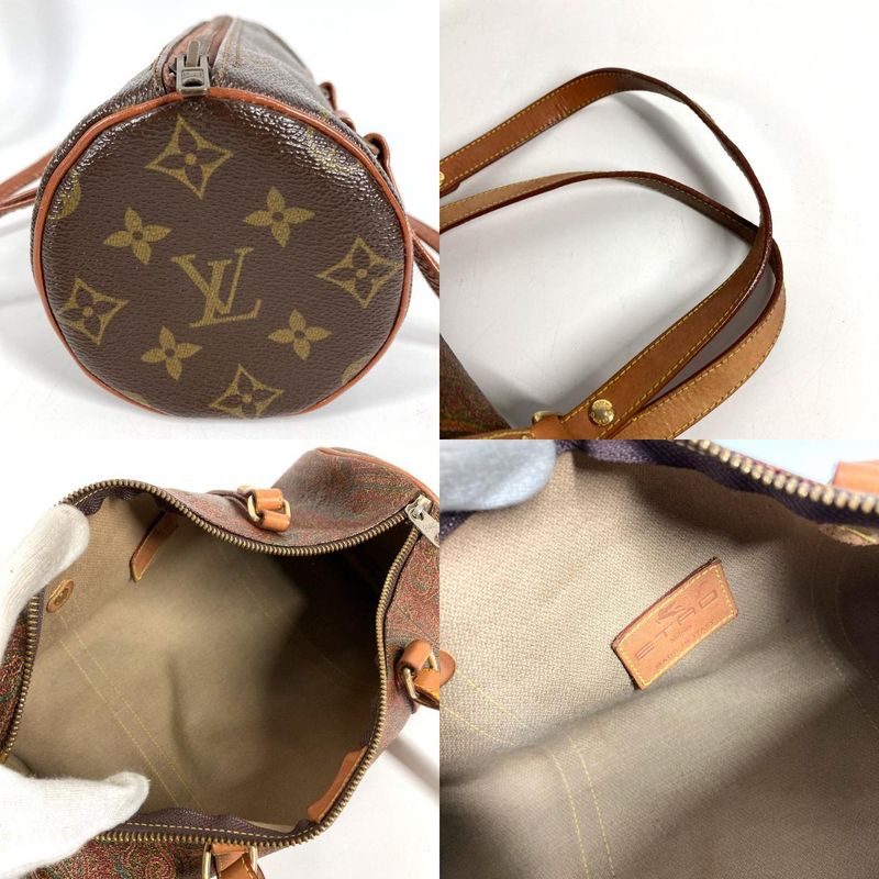 Louis Vuitton Handbag Papillon 22 Mini Monogram Canvas Brown