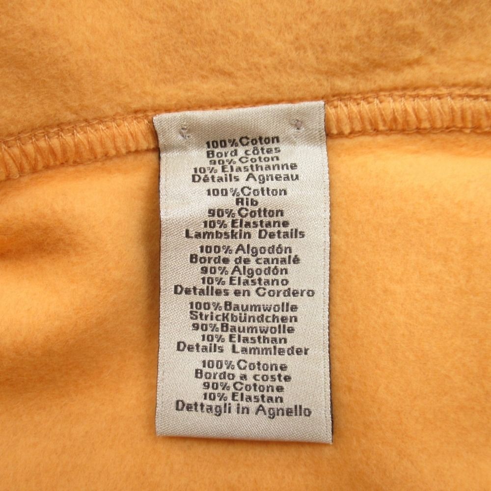 Hermes Chevaux an Symmetry Sweatshirt Shirt Brushed Lining Sheepskin Trim L
