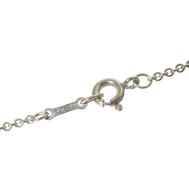 Tiffany & Co Elsa Peretti Open Heart Necklace Pendant Silver