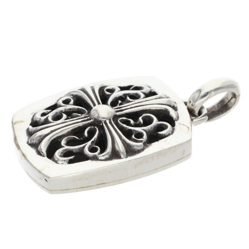 Chrome Hearts Keeper Pendant Silver Necklace