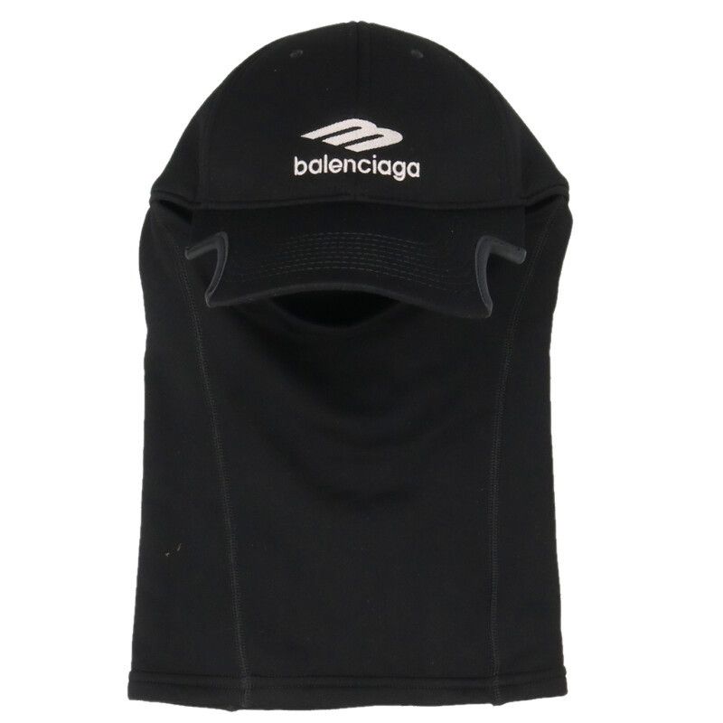 Balenciaga Logo Embroidery Neck Warmer Cap Hat