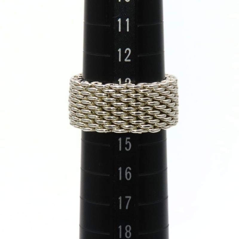 Tiffany & Co Ring Somerset Silver Mesh