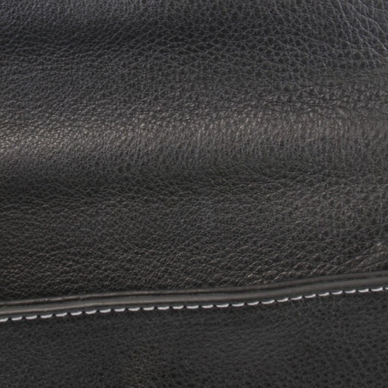Tiffany & Co Turnlock Shoulder Bag Leather Black