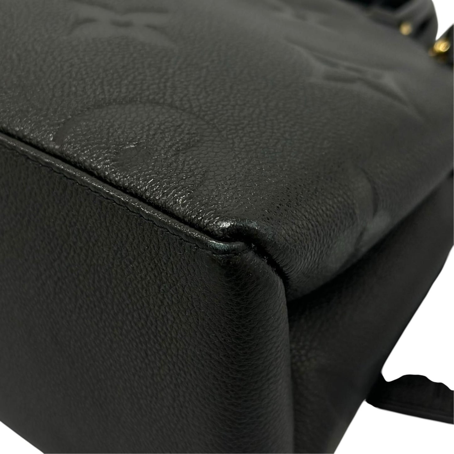 Louis Vuitton Petit Palais PM Handbag Monogram Empreinte Black — view 8