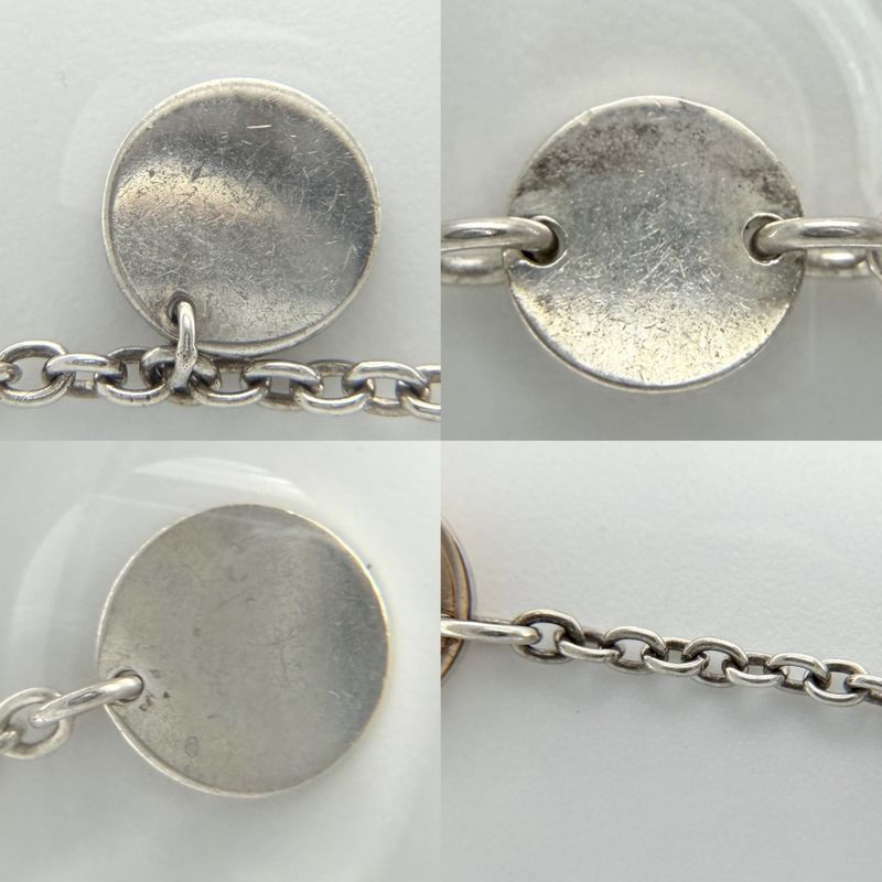 Hermes Necklace Series Confetti 80 Long 18k PG 925 Sterling Silver 18k Pink Gold