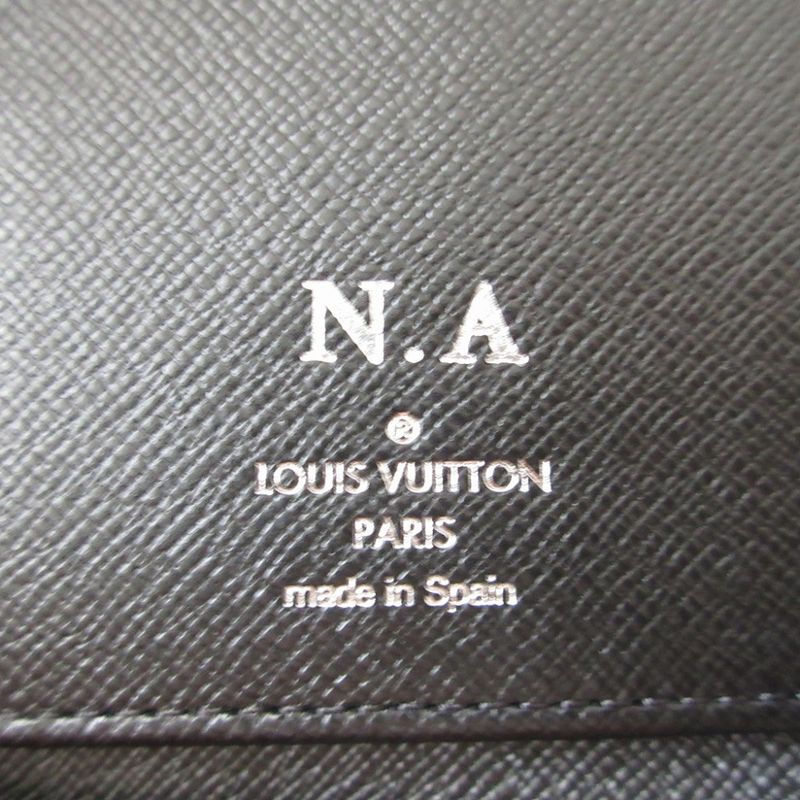 Louis Vuitton Damier Graphite Zippy Wallet Vertical Gray Zip Around