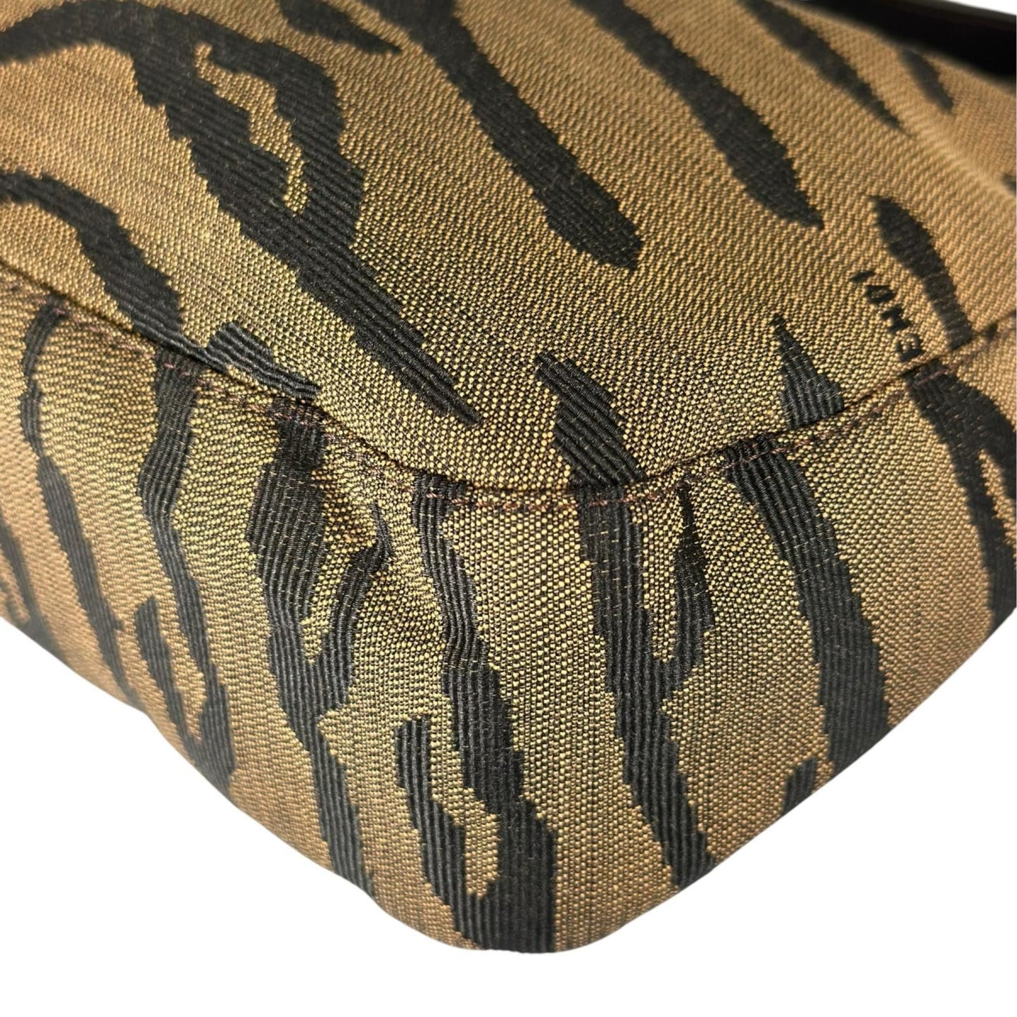 Fendi Zucca Handbag Canvas Brown — view 8