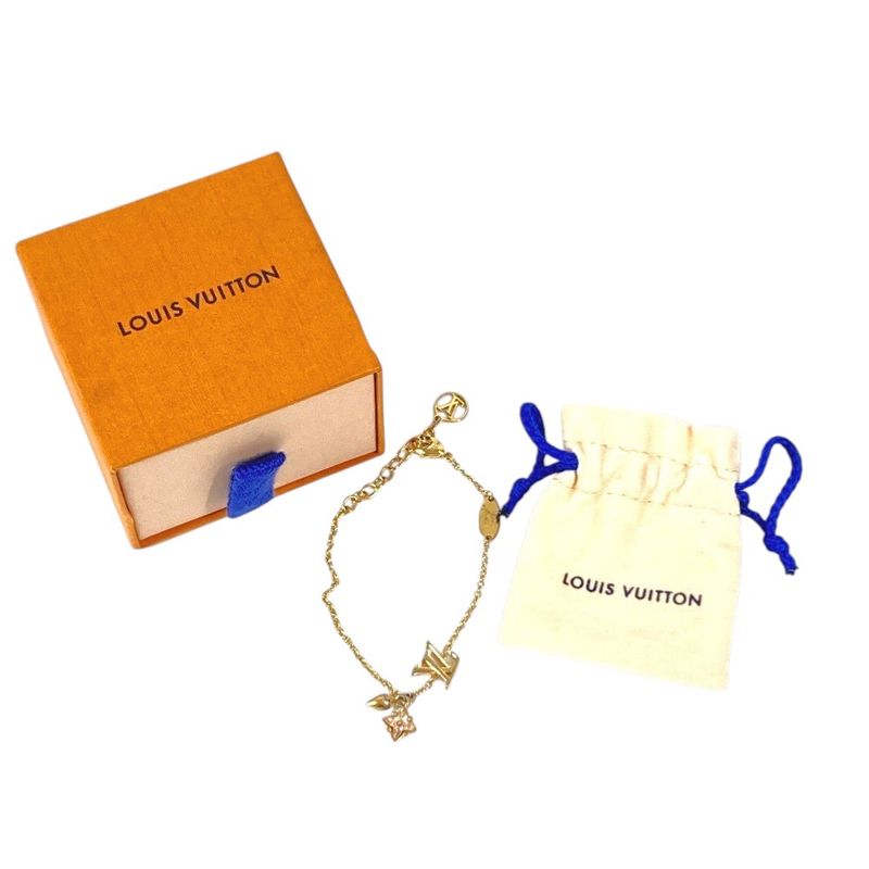 Louis Vuitton Bracelet Lou Gram Metal Gold