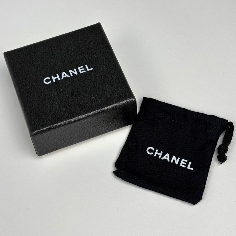 Chanel CC Logo Brooch Camellia Gold Plated White
