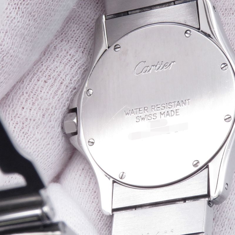 Cartier Santos Ronde MM Watch Ivory Dial