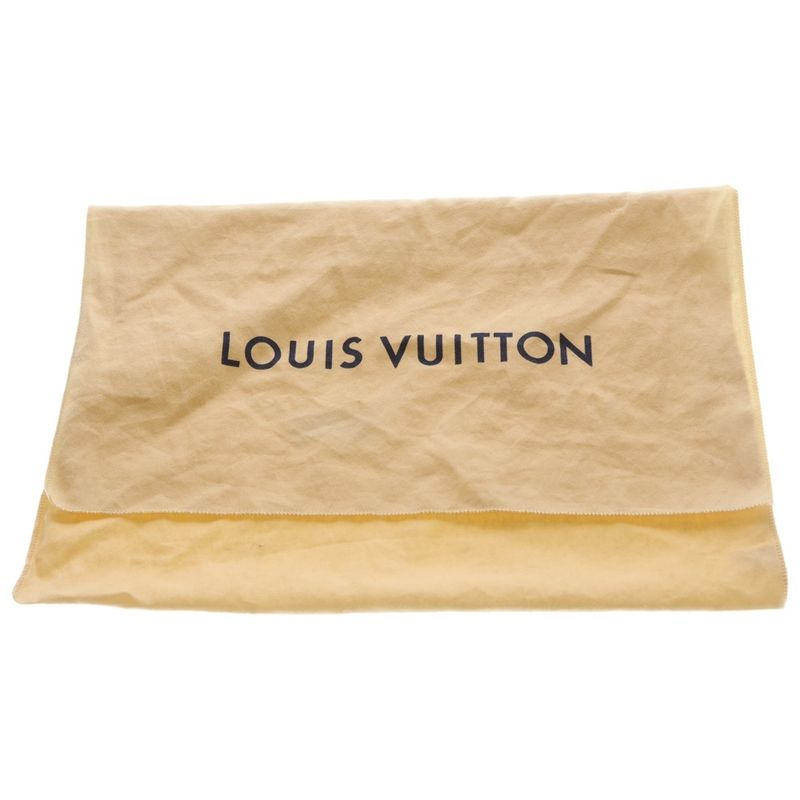 Louis Vuitton Monogram Utility Shoulder Bag Brown Gold