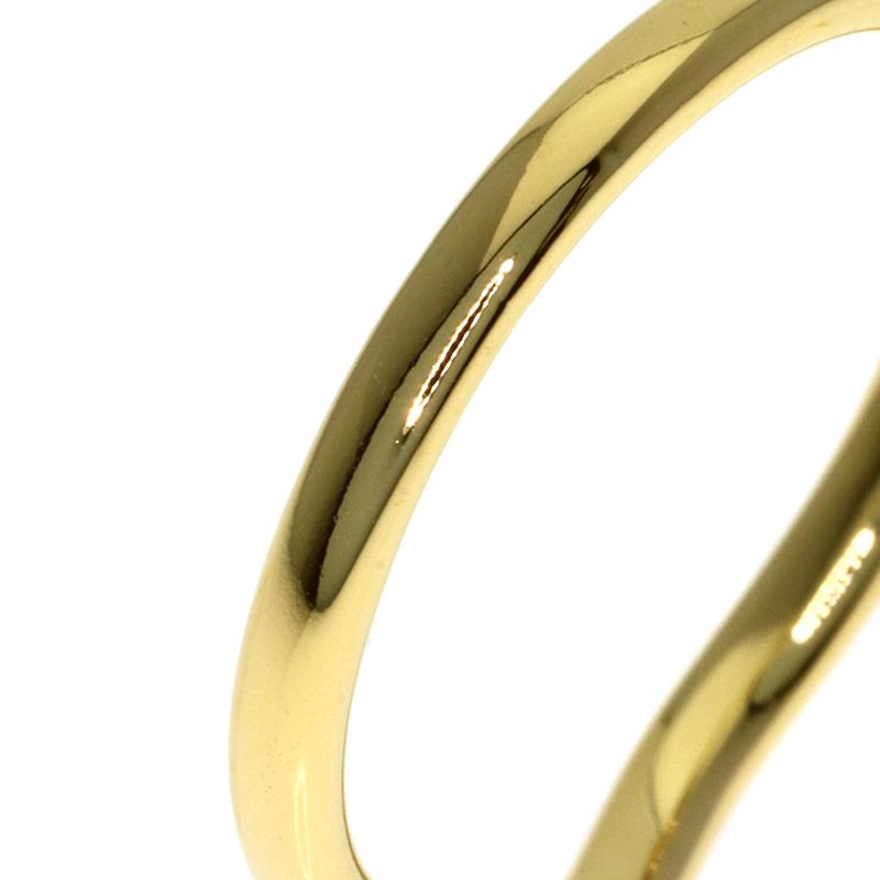 Tiffany & Co T Cube Band Ring 18k Yellow Gold