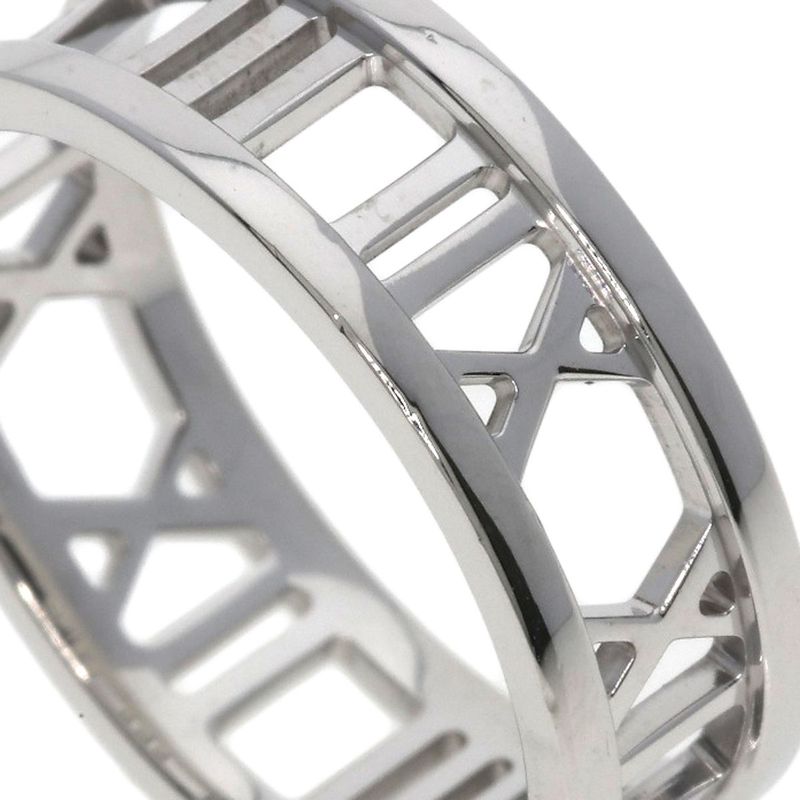 Tiffany & Co Atlas Open Ring 18k White Gold
