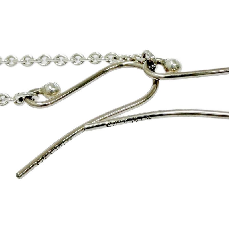 Tiffany & Co Silver Open Heart Hook Earrings 925 Engraved