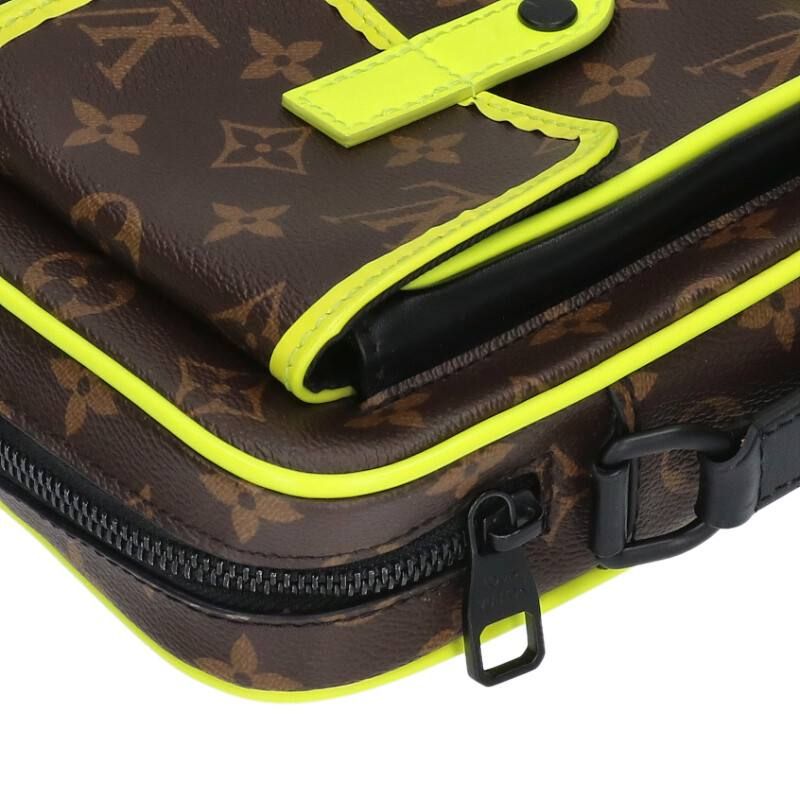 Louis Vuitton Christopher Wearable Wallet Monogram Macassar Shoulder Bag