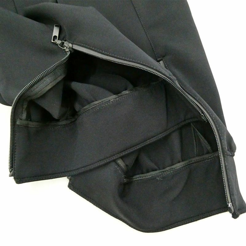 Louis Vuitton Monogram Detail Cargo Pants 38 Black Nylon