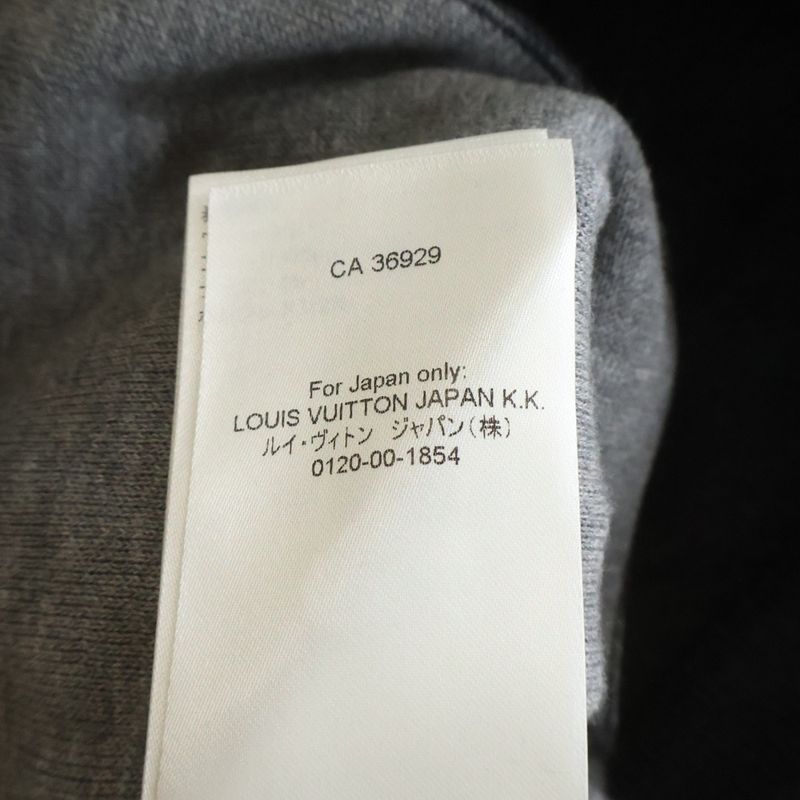 Louis Vuitton Double Face Knit Wool Travel Pants Gray Sweater