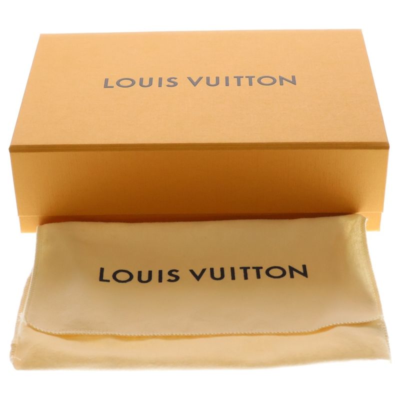 Louis Vuitton Fold Pouch Mini Shoulder Bag Brown Leather Gold