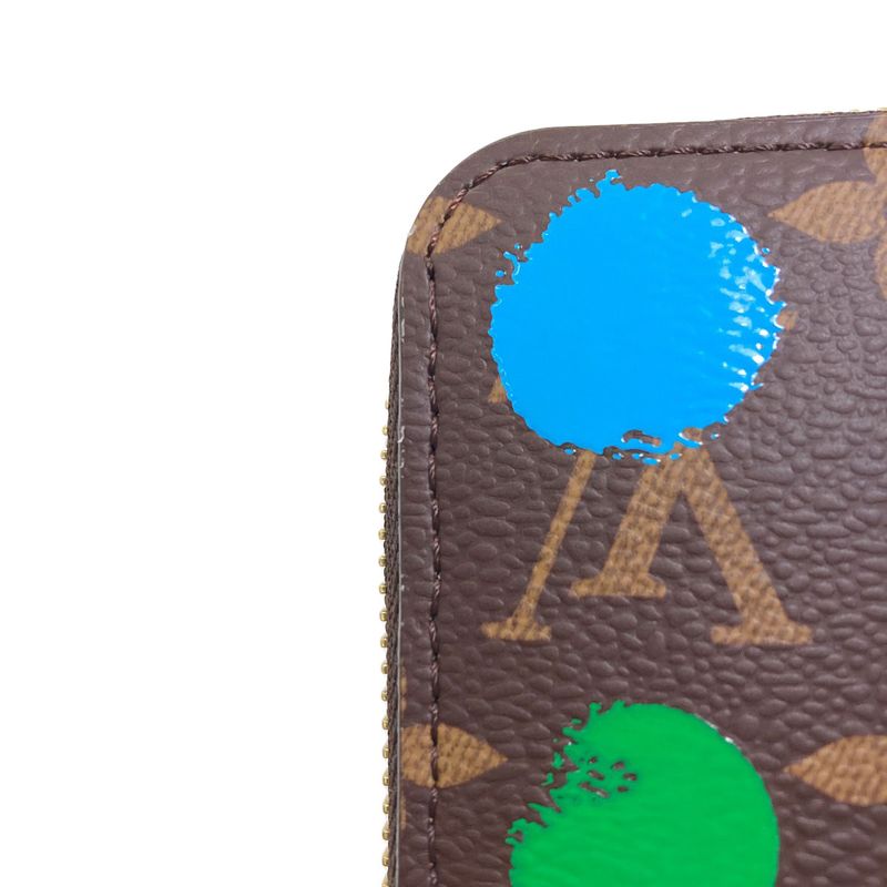 Louis Vuitton Zippy Wallet Yayoi Kusama Monogram Canvas