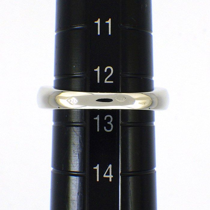 Cartier Ring Triandle Princess Cut Diamond 18k White Gold 53