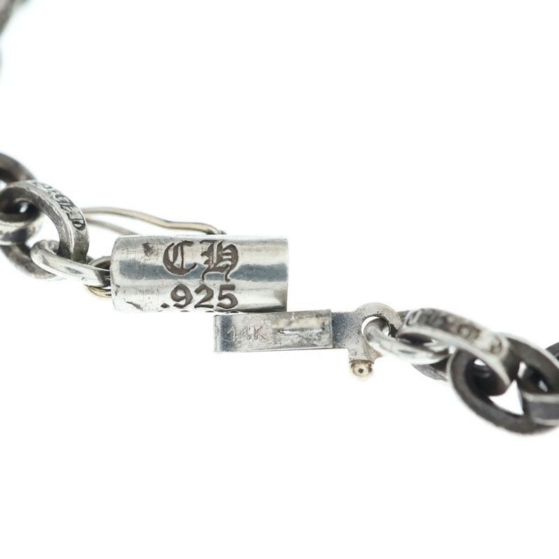 Chrome Hearts Paper Chain Bracelet Silver