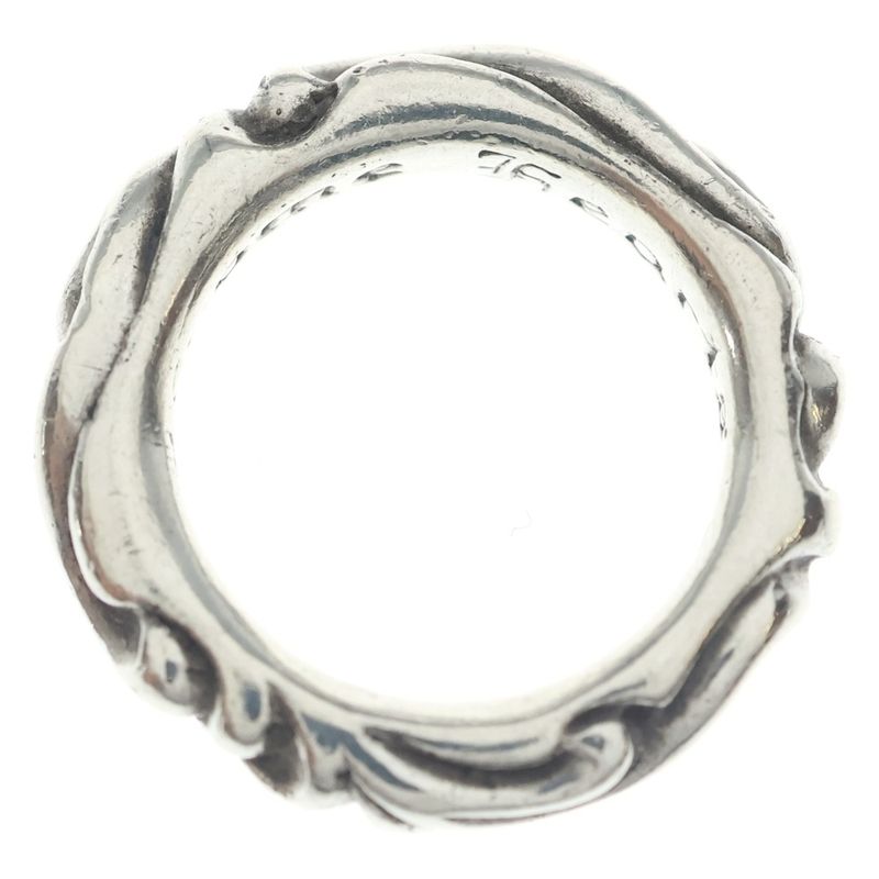 Chrome Hearts Scrl Band Scroll Ring Silver