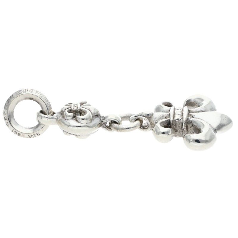 Chrome Hearts BS Fleur 1 Ball BS Charm Silver Necklace Top