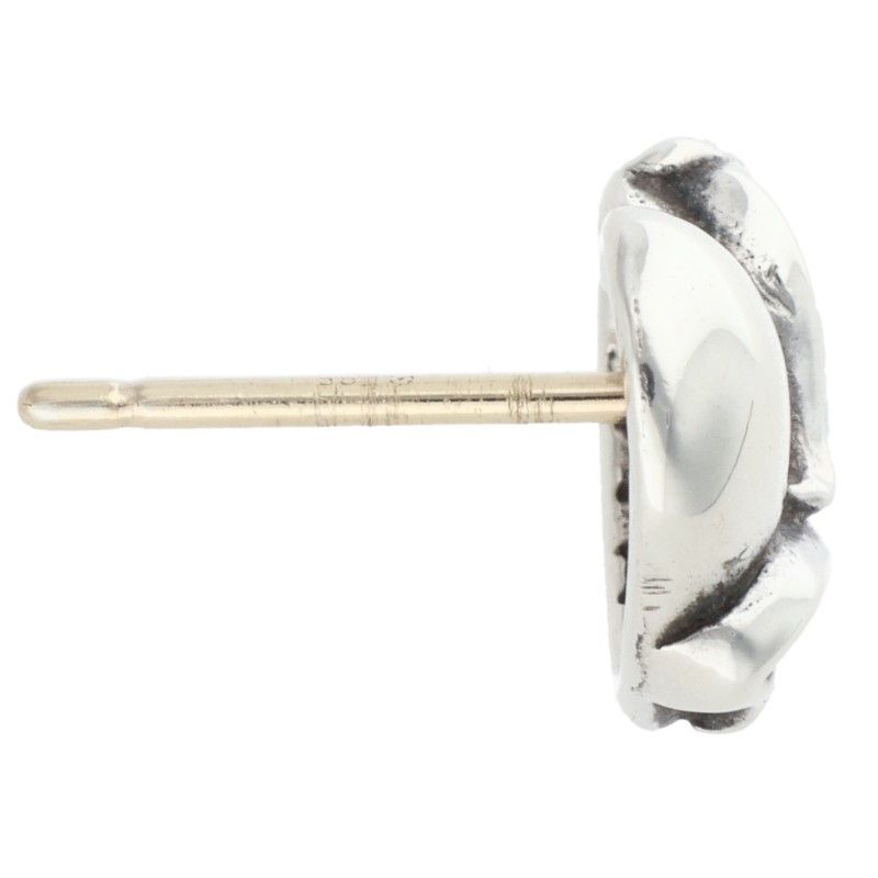 Chrome Hearts Stud Heart Silver Earrings