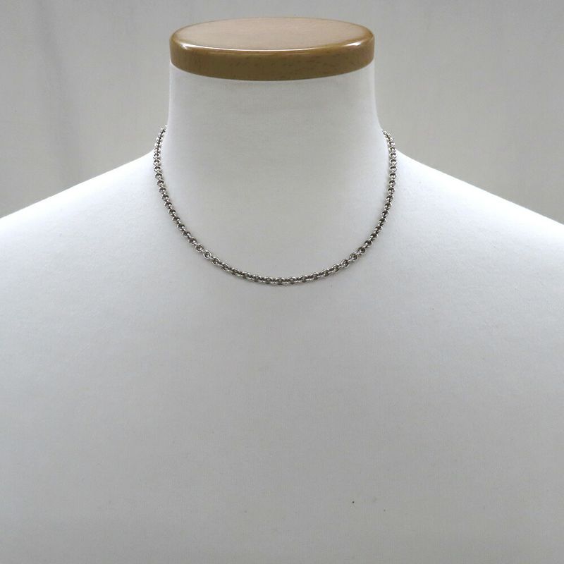 Chrome Hearts Necklace NE Chain 925 Sterling Silver Invoice