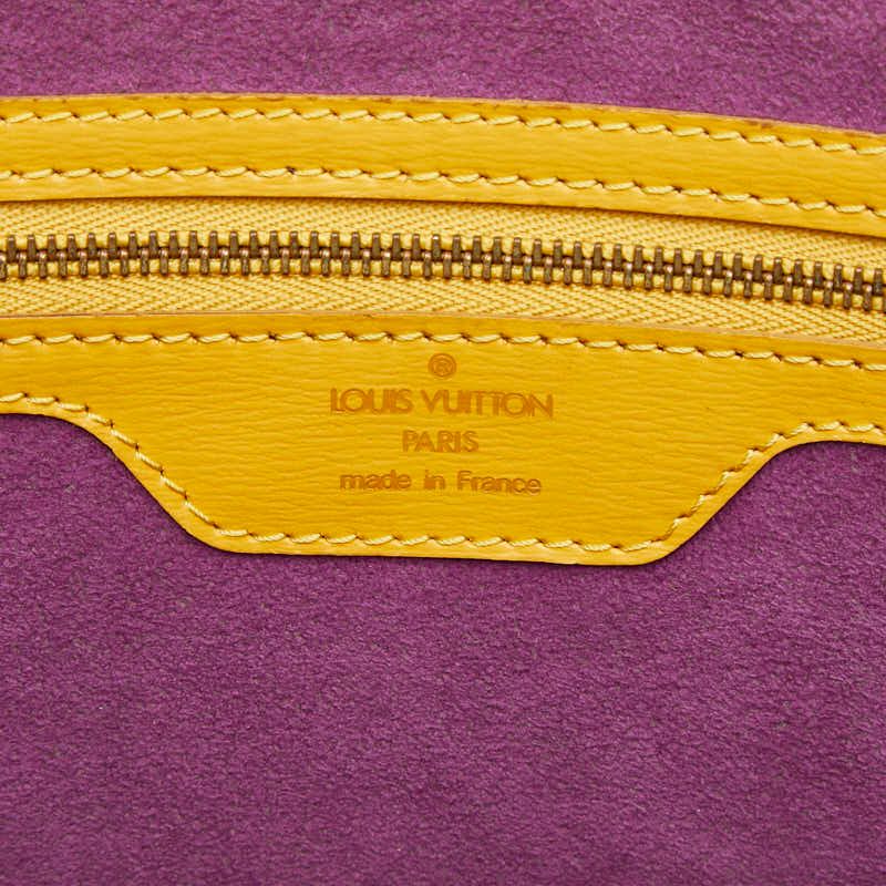 Louis Vuitton Epi Saint Jacques Shopping Shoulder Bag Tote Tassili Yellow