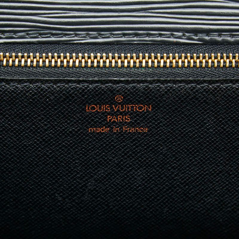 Louis Vuitton Epi Monceau Handbag Noir Black Leather