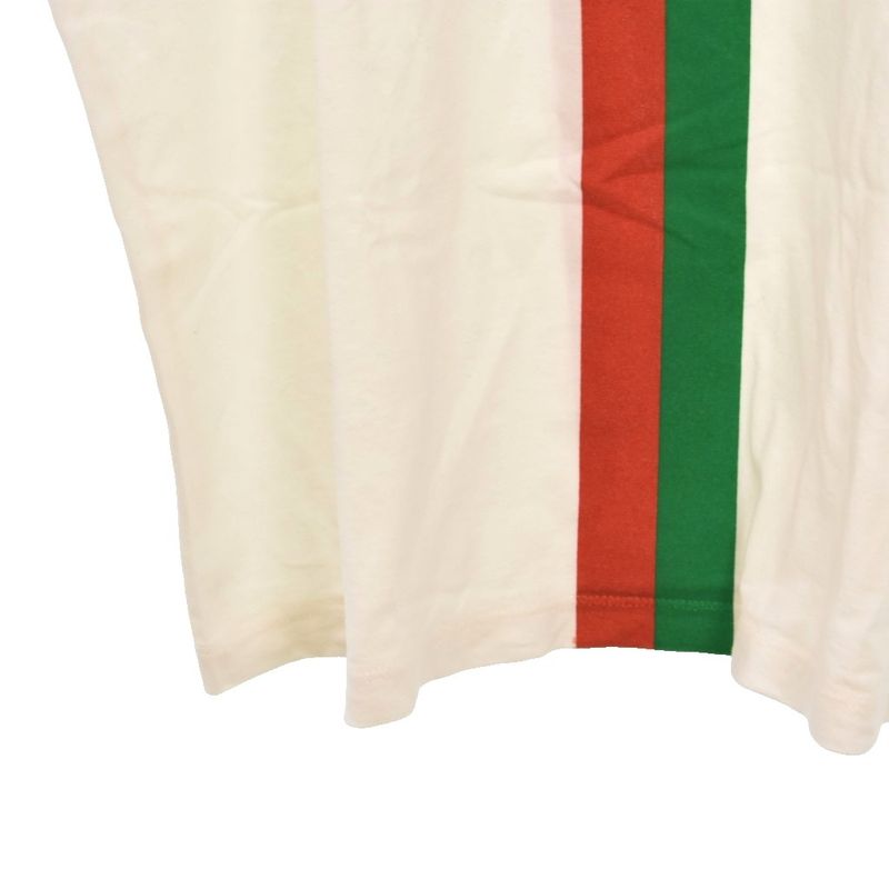 Gucci Faux Not Print Oversize Tee T-Shirt Short Sleeve S White