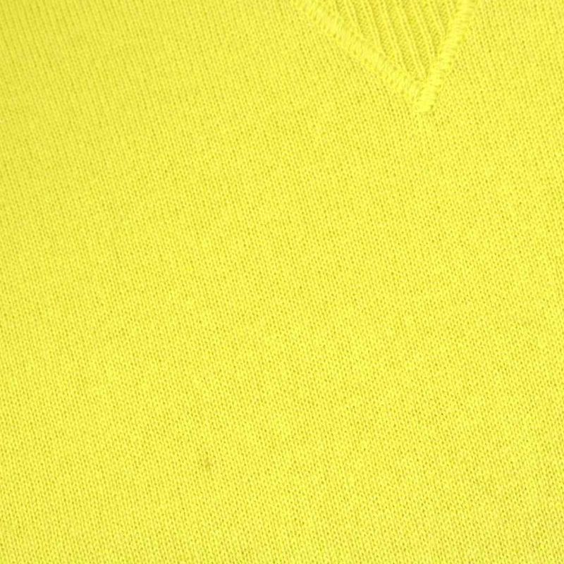 Louis Vuitton Inside Out Cashmere Crew Neck Knit Sweater Silk S Yellow Jze MW
