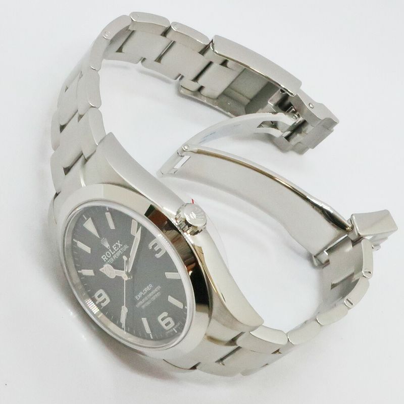 Rolex Polished Random Black SS Automatic Watch