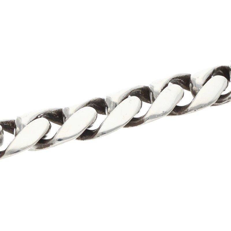 Chrome Hearts ID Dagger ID Classic Link Silver Bracelet