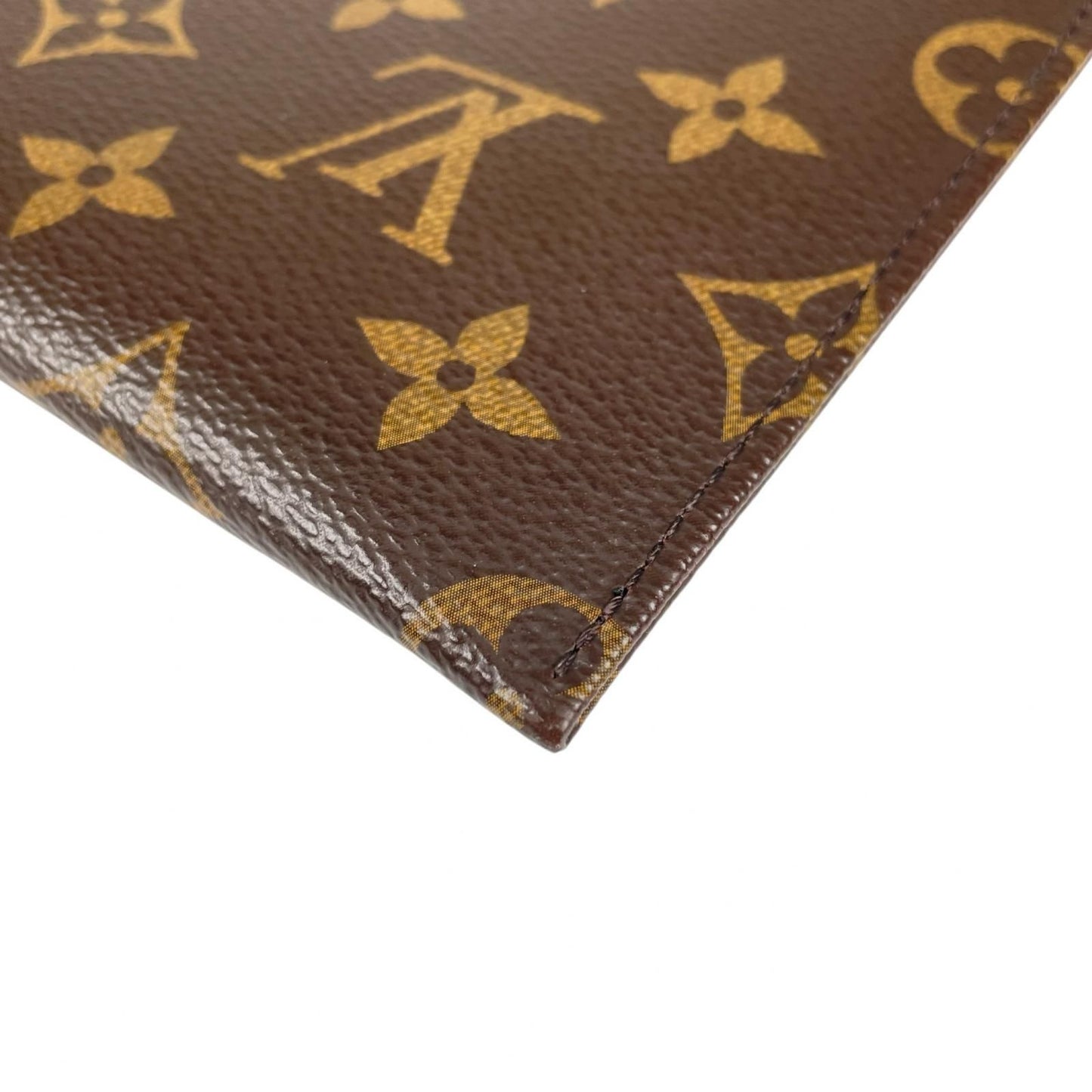 Louis Vuitton Carrousel Pouch Monogram Canvas Brown — view 8