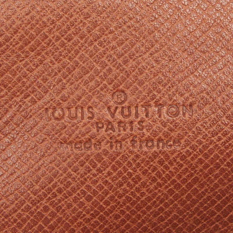 Louis Vuitton Monogram Mini Danube Shoulder Bag Brown Leather