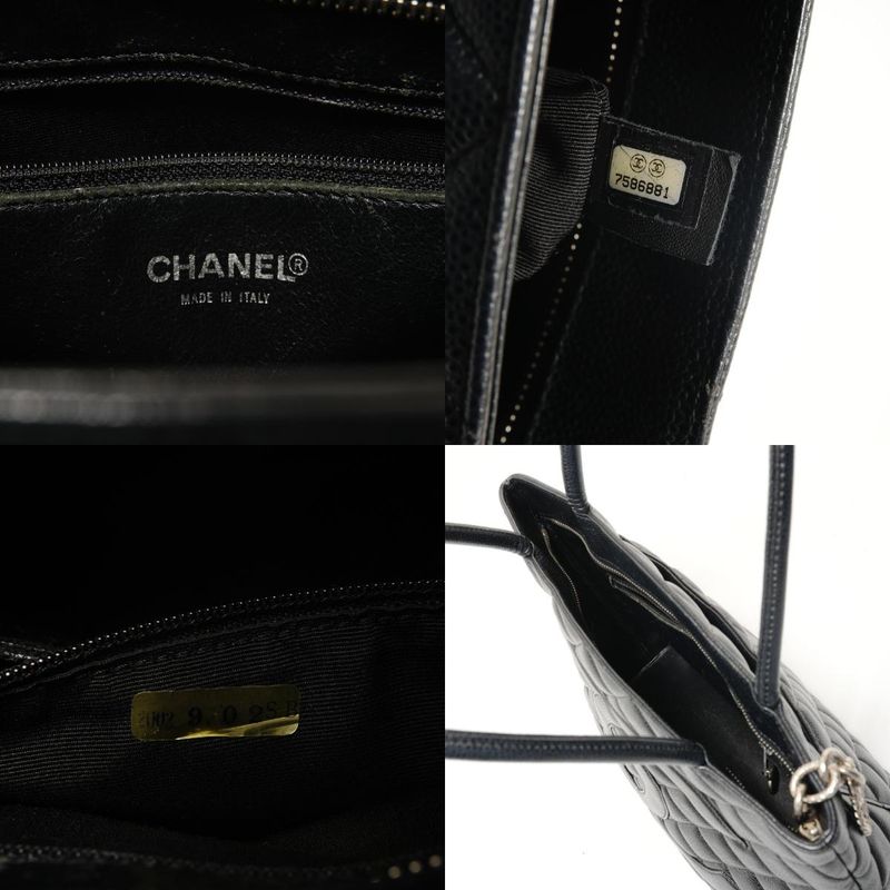 Chanel Tote Number 7 Medallion Caviar Leather