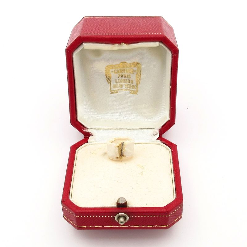 Cartier Ring 49 2C 18k White Gold