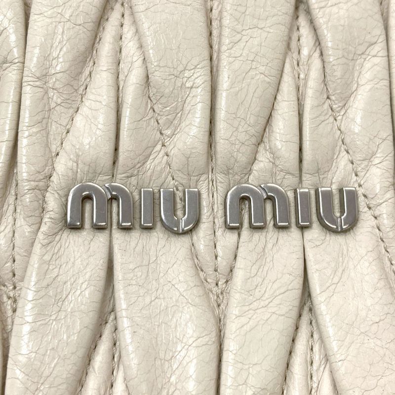 Miu Miu Matelasse Shoulder Bag Calf