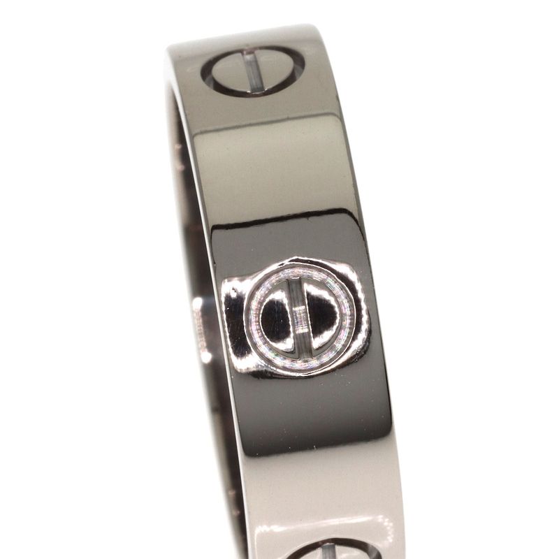 Cartier Love Ring 61 18k White Gold
