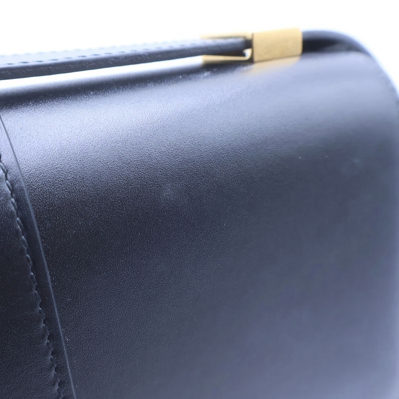 Dior 30 Montaigne Cdlogo Leather Shoulder Bag Gold Black