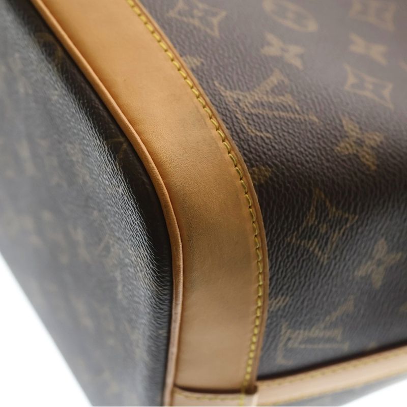 Louis Vuitton Sharon Stone Amfar Three Monogram Leather Shoulder Bag Gold Brown