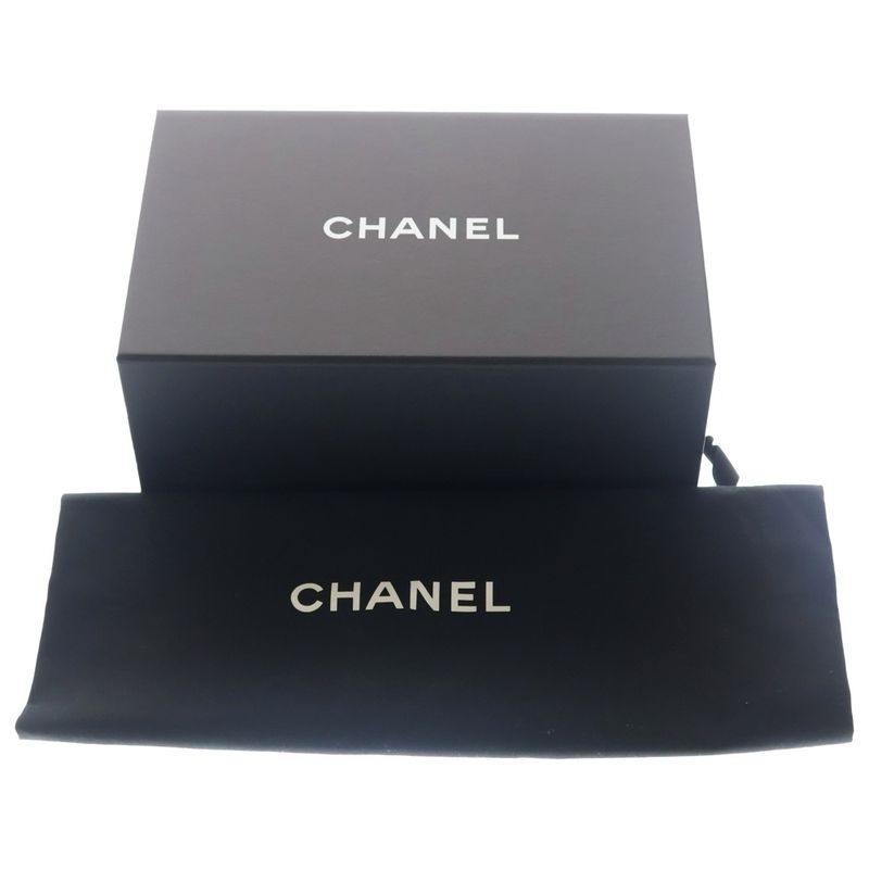 Chanel Mini Camera Lambskin Leather Chain Shoulder Bag Gold Black Plate