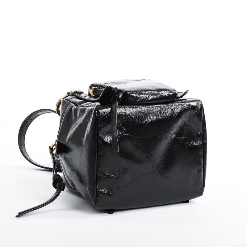 Prada Dangle Leather Top Handle Mini Bag