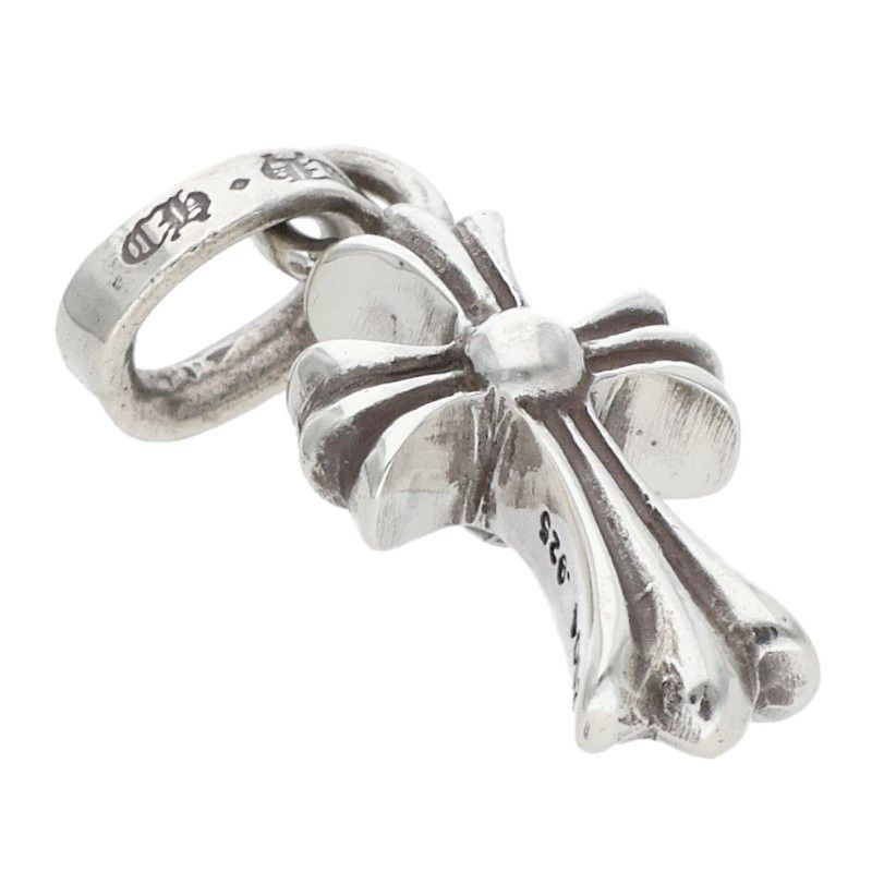 Chrome Hearts Crs Bbyfat Baby Fat Charm Silver Necklace Top